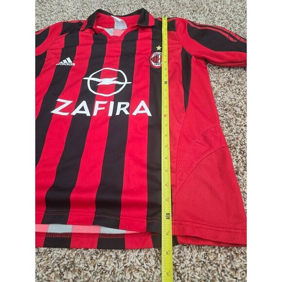 Vintage AC Milan Jersey Adidas Zafira Sponsor 2003-04 Size S Football Shirt Y2K - Picture 7 of 7